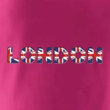 Nápis London vlajka