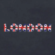 Nápis London vlajka