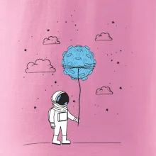 Astronaut s balónikom Astronaut s balónikom