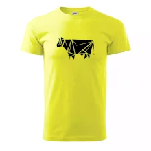 Origami krava z boku