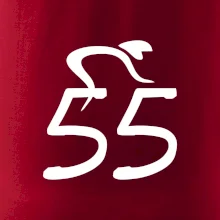 Cyklista oslavuje päťdesiatpäťku (55)