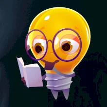 Žiarovka premýšľa nad knihou