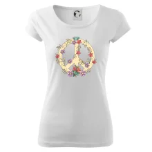 Peace symbol pieskový