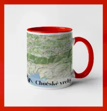 Hrnček mapa Chočské vrchy