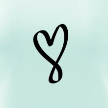 Srdce nekonečno na prsník Srdce nekonečno na prsník