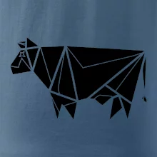 Origami krava z boku