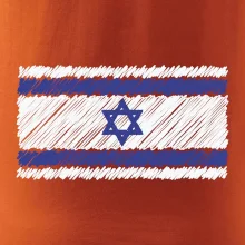 Vlajka Izrael kreslená