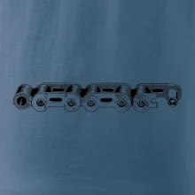 Cyklistická reťaz nákres