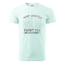 What exactly didn't you understand - physics