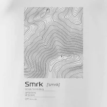 Smrk - vrstevnice v obdĺžniku