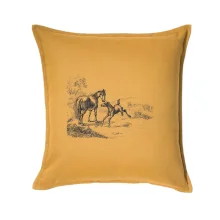 Kôň a žriebä maľované