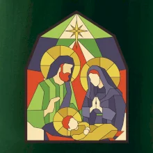 Vitráž - jasličky