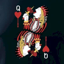 Srdcová Kráľovná kreslená (Pecka Design) Srdcová Kráľovná kreslená (Pecka Design)