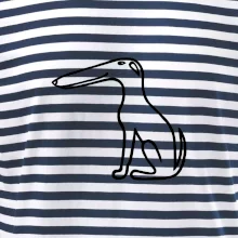 Barzoj obrys čierny