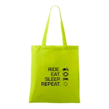 Ride Eat Sleep Repeat moto skúter
