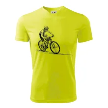 MTB kreslený cyklista MTB kreslený cyklista