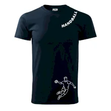 Handball nápis šikmo