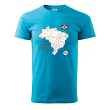Brazília mapa s názvami regiónov Brazília mapa s názvami regiónov