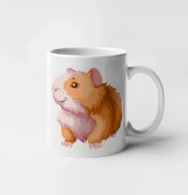 Morča - kreslené, bielo oranžové