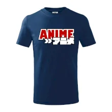 Anime nápis červený
