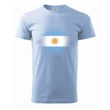 Argentína vlajka bodkovaná