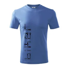 Biker nápis na výšku reťaz