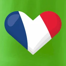 Francúzska vlajka srdca