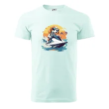 Bígel na vodnom skútri