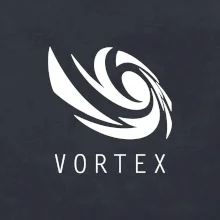 Vortex logo jednofarebné Vortex logo jednofarebné