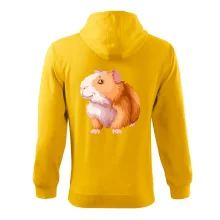 Morča - kreslené, bielo oranžové