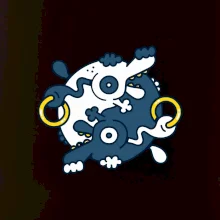 Yin & Yang abstraktné psy