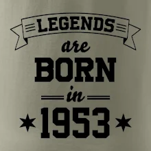 Legends are born in 1953