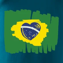 Brazília vlajka srdca