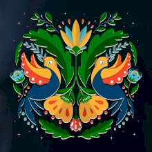 Folklór - dve holubica