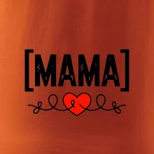 Nápis mama a srdce Nápis mama a srdce