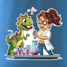 Chemik a dinosaurus - dievča