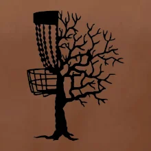 Disc golf pozor strom