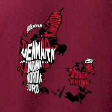 Mapy - názvy miest - Dánsko