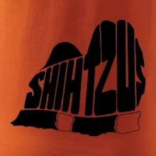 Shih-tzu - nápis v tele