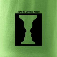 What do you see first? Pohár - Tváre