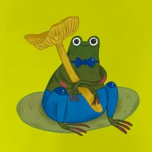 Žaba s hubou (studio-arte.cz)