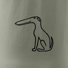 Barzoj obrys čierny