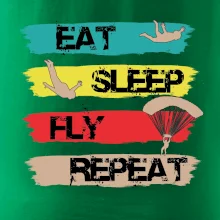Eat Sleep Fly Repeat Paragliding