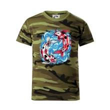 Yin & Yang Koi kapor - červený Yin & Yang Koi kapor - červený