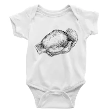 Rukavice kreslené na šírku