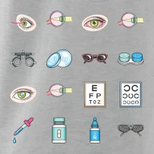 Očný lekár ikony Očný lekár ikony