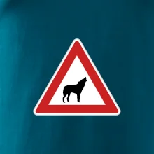 Dopravná značka - Pozor vlk