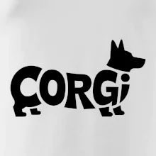Corgi nápis v tele