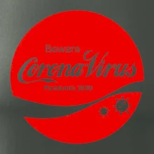 Corona virus pandemic logo