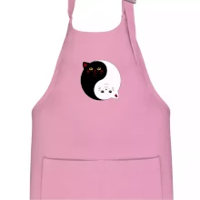 Mačky jin jang farebné Mačky jin jang farebné